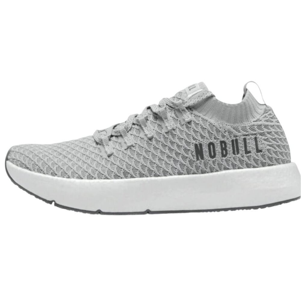 NOBULL Drive Knit Arctic Grey Trainers Size M8.5/W10